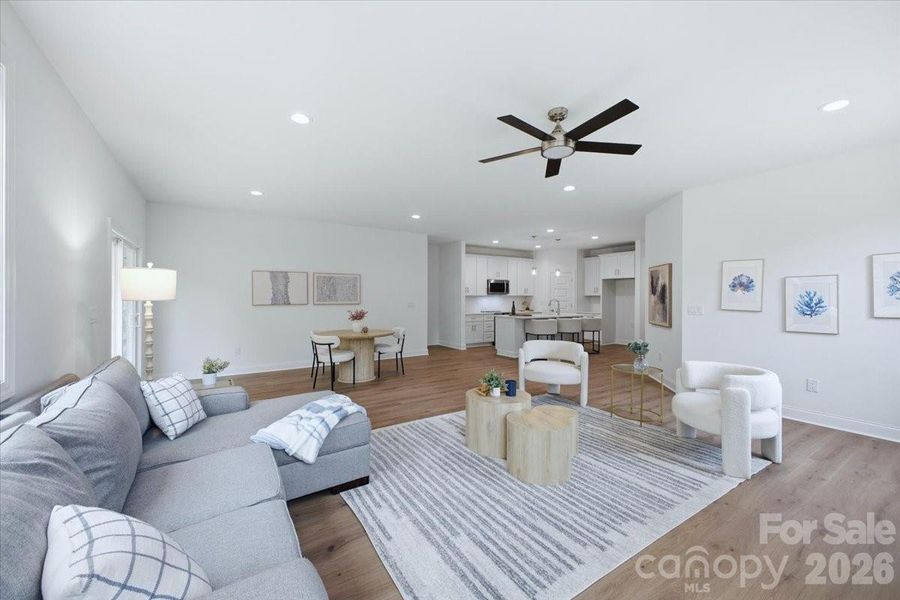 Furnished interior view inside a new home in , Denver (Image 15). Furnished interior view inside a new home in , Denver (Image 15).