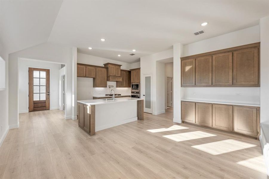 Furnished interior view inside a new home in Stone River Glen 50s, Royse City (Image 6).