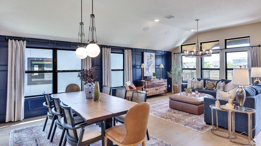 Model home photos of similar floorplans, not pictures of actual home.
