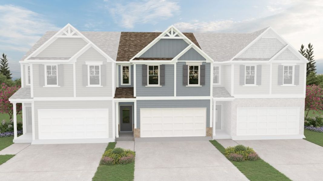 Representative exterior photo of a completed home built from the The Newbury by Direct Residential Communities in Chastain Heights, Woodstock, GA (Image 6).