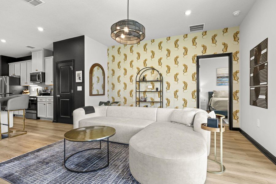 Furnished interior view inside a new home in , Port St. Lucie (Image 30).