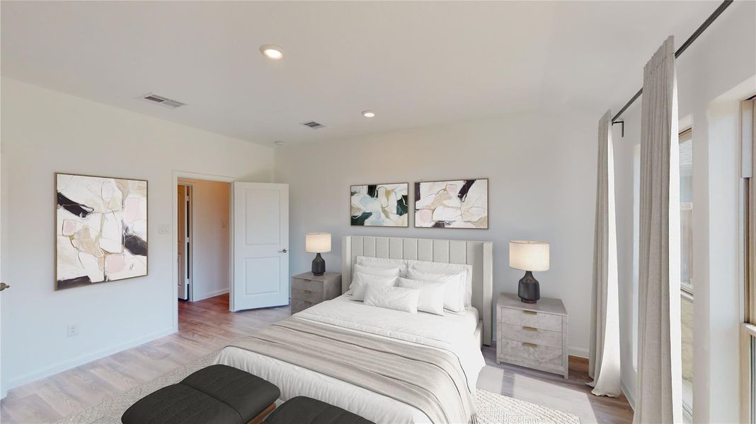 Furnished interior view inside a new home in Anniston, Katy (Image 15).