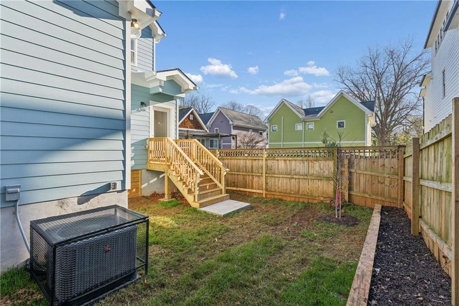 Exterior details and patio area of a home in , Atlanta (Image 27).