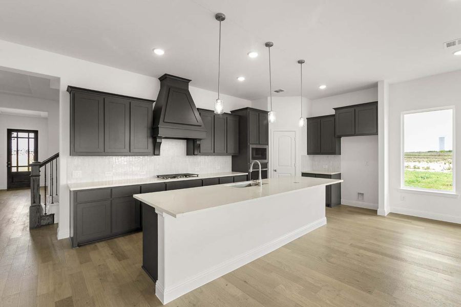 Furnished interior view inside a new home in Timberbrook, Justin (Image 6).