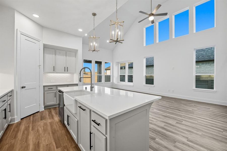 Furnished interior view inside a new home in Treeline, Justin (Image 6). Furnished interior view inside a new home in Treeline, Justin (Image 6).