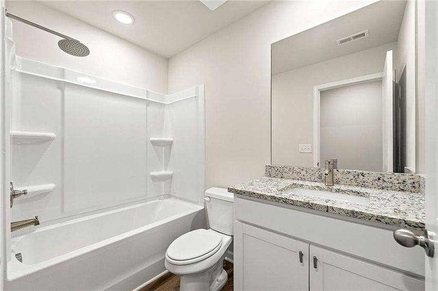 Furnished interior view inside a new home in The Grove At Mundy Mill, Gainesville (Image 10). Furnished interior view inside a new home in The Grove At Mundy Mill, Gainesville (Image 10).