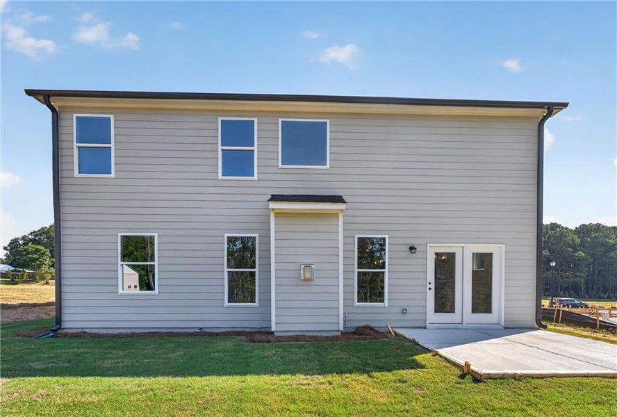 Exterior details and patio area of a home in , Loganville (Image 35).