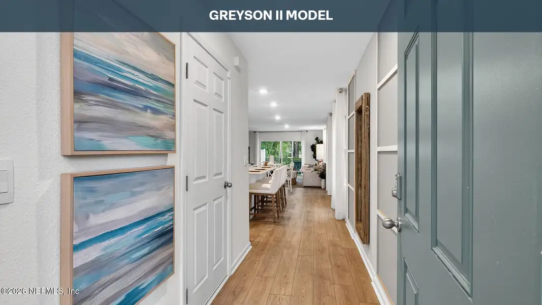 Furnished interior view inside a new home in Irongate Villas, Jacksonville (Image 13).