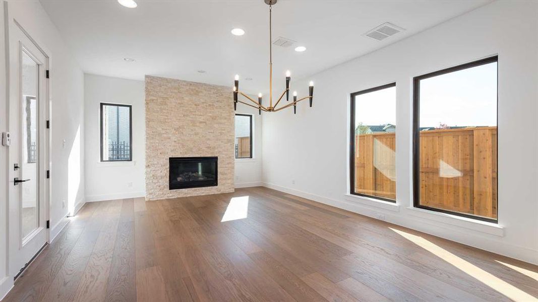 Spacious, unfurnished interior of a new home in Fields 60', Frisco (Image 22). Spacious, unfurnished interior of a new home in Fields 60', Frisco (Image 22).