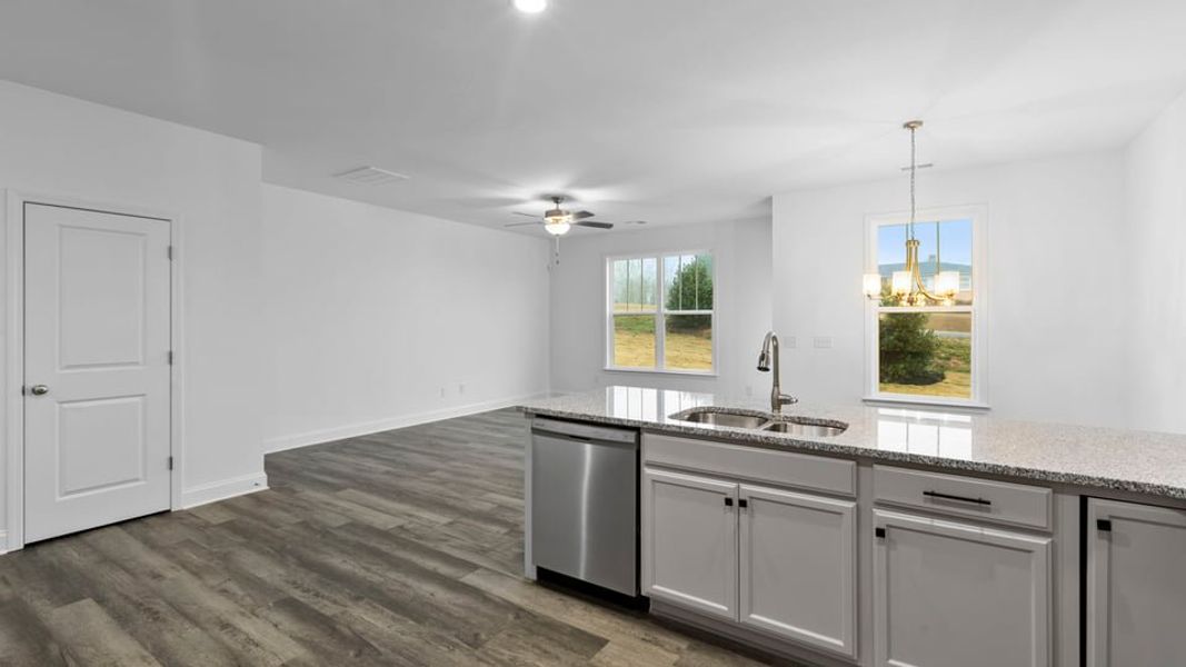 Furnished interior view inside a new home in Pearson Road Townhomes, Easley (Image 8).