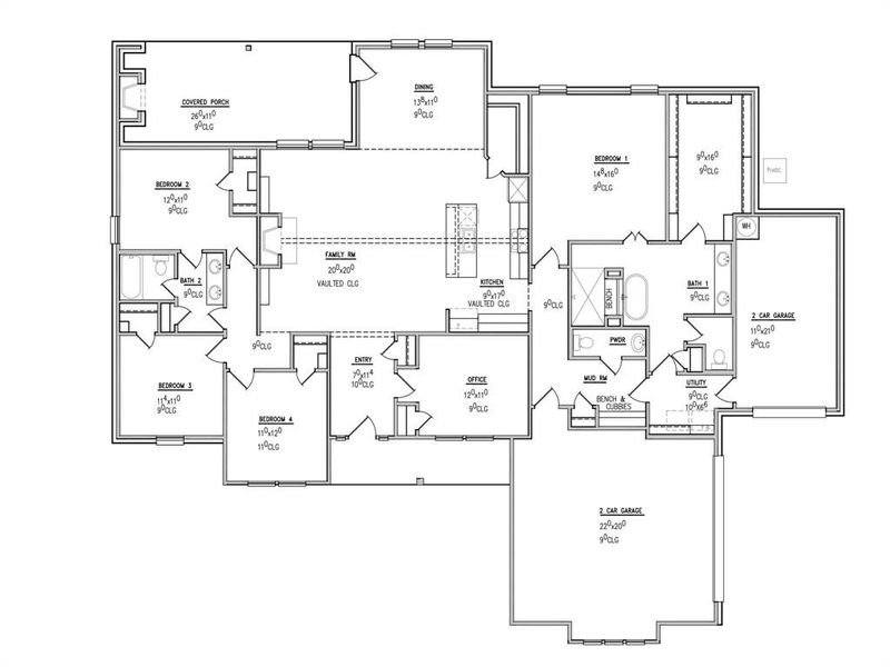 View of room layout