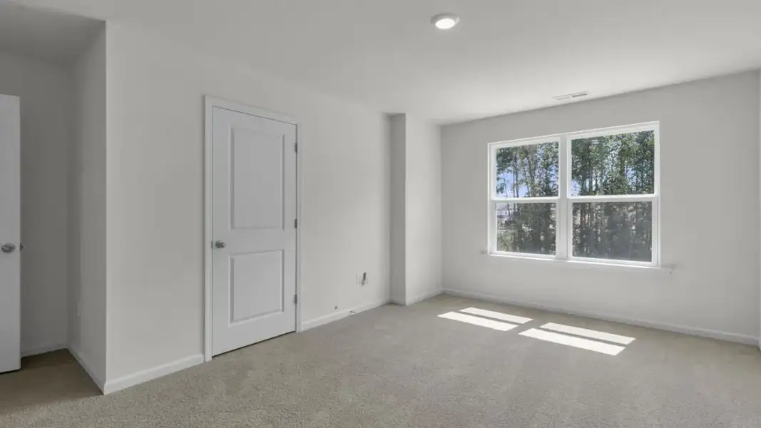 Spacious, unfurnished interior of a new home in The Townes at Prestleigh, Wake Forest (Image 23). Spacious, unfurnished interior of a new home in The Townes at Prestleigh, Wake Forest (Image 23).