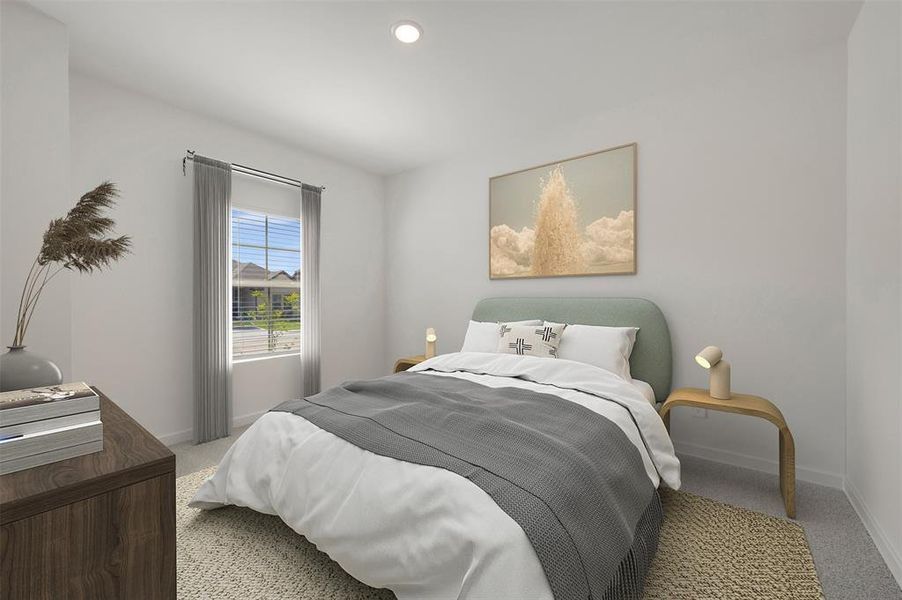 Furnished interior view inside a new home in Aspire at Reunion, Newark (Image 9).
