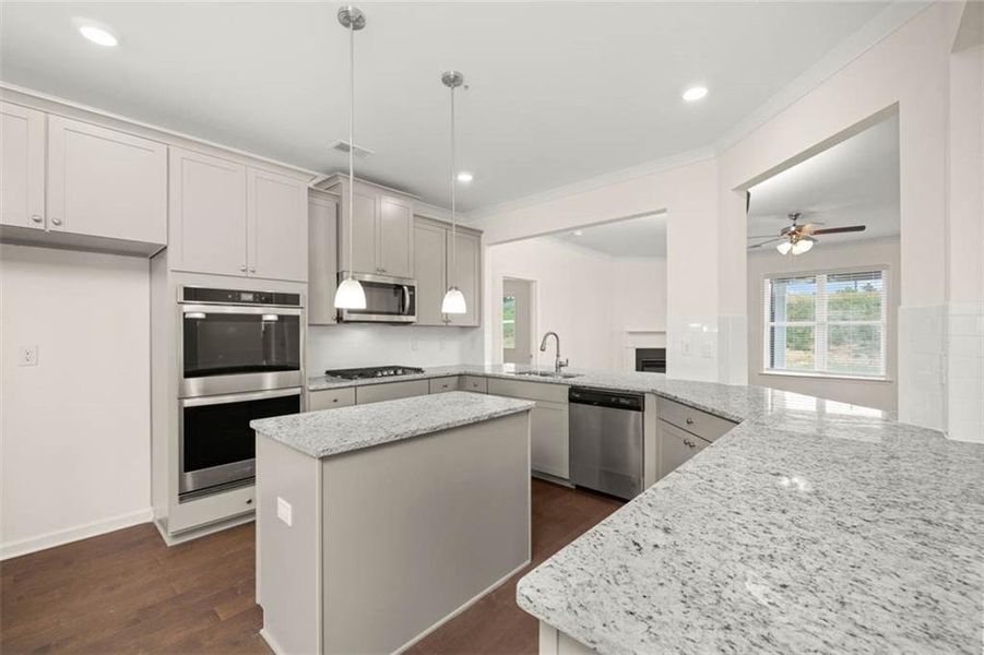 Furnished interior view inside a new home in Evergreen Crossing, Locust Grove (Image 9).