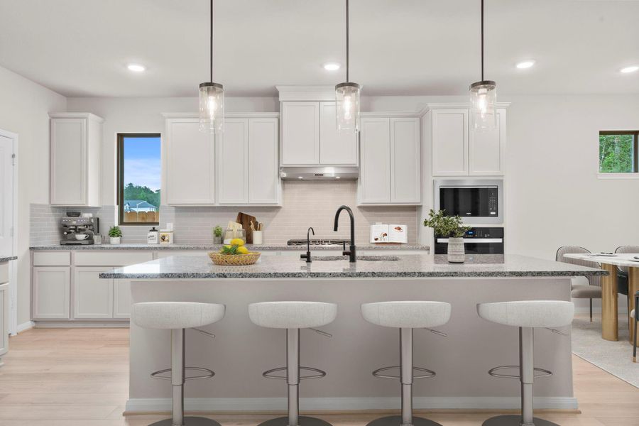 Furnished interior view inside a new home in Wildtree, Magnolia (Image 7).