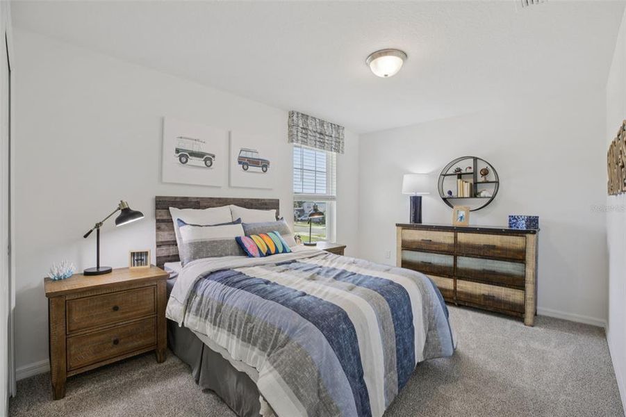 Furnished interior view inside a new home in Fox Pointe at Rivers Edge, Leesburg (Image 36).