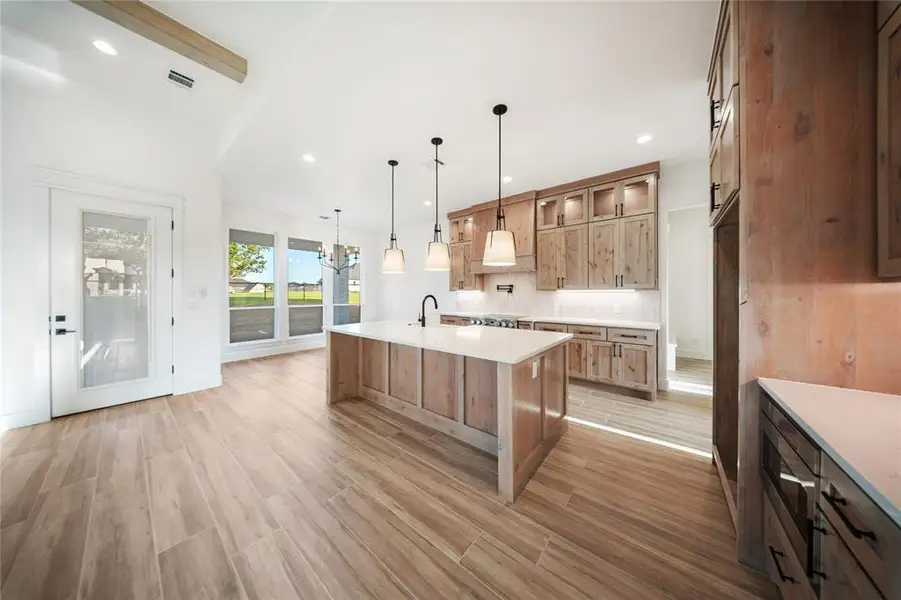 Furnished interior view inside a new home in , Azle (Image 12).