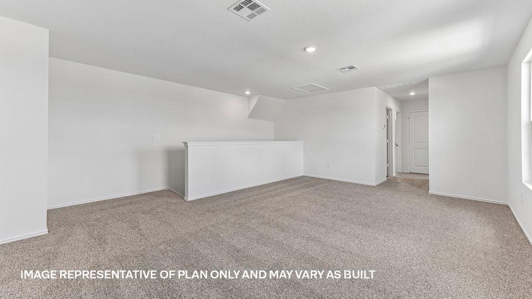 Representative unfurnished interior of a home built from the The Ozark by D.R. Horton in Durango, Mustang Ridge (Image 44).