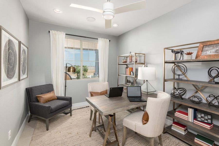 Representative furnished interior of a home built from the Geneva by Beazer Homes in Highpointe at Northpointe, Peoria (Image 12).