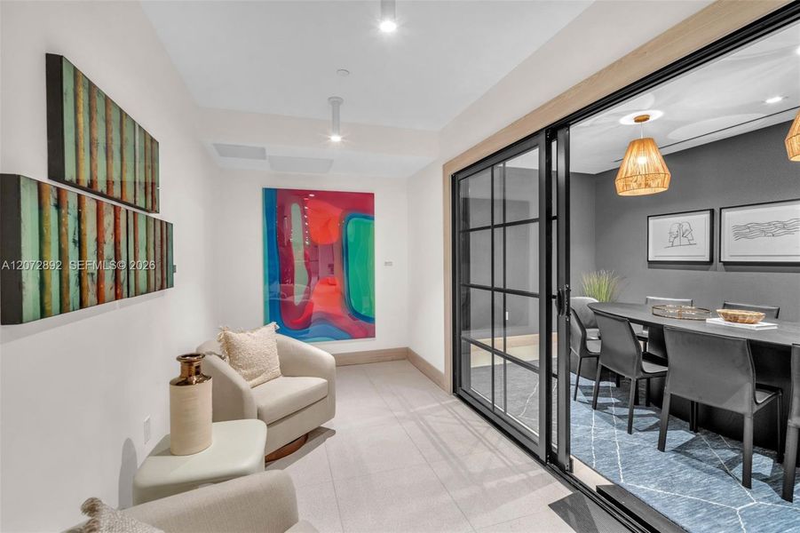 Furnished interior view inside a new home in , Miami (Image 41).