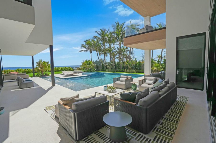 Furnished interior view inside a new home in , Hillsboro Beach (Image 56).
