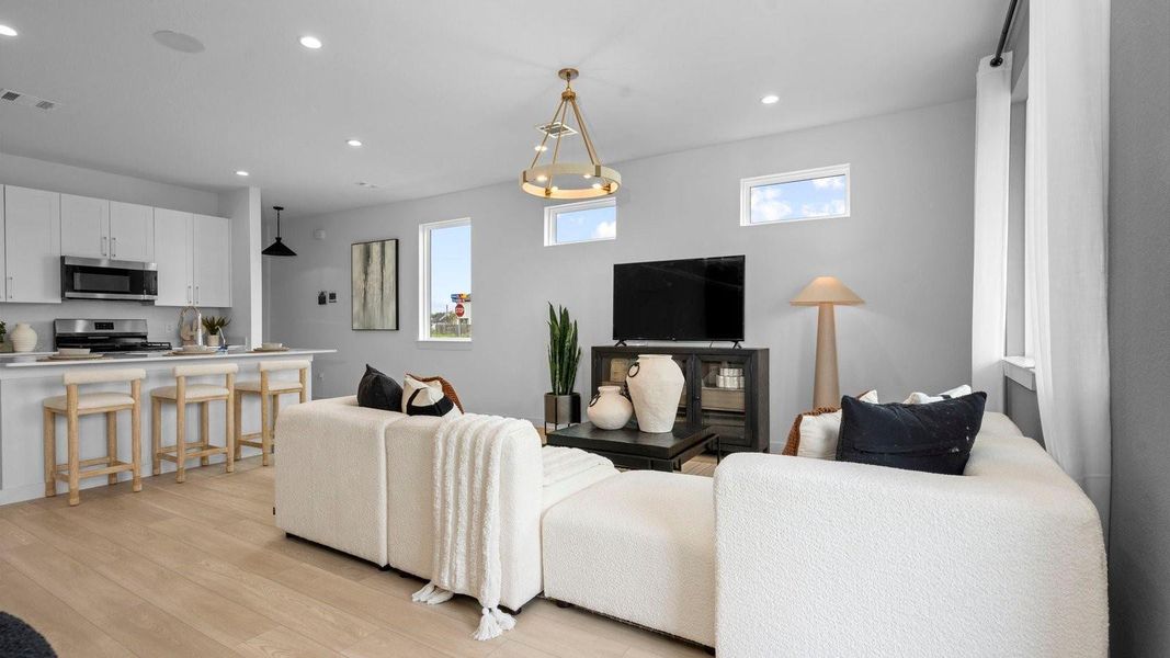 Elevations, exterior/ interior colors, options, available upgrades that require an additional charge, and standard features will vary in each community and subject change without notice. Call for details.