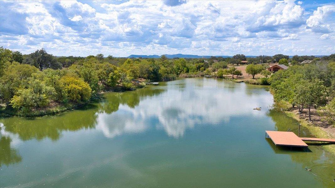 Fishing area at park