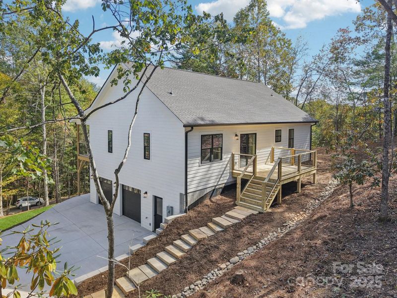 Exterior details and patio area of a home in , Mills River (Image 25). Exterior details and patio area of a home in , Mills River (Image 25).