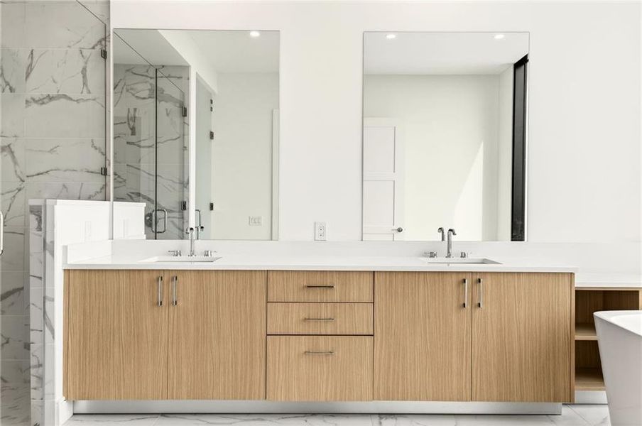 Furnished interior view inside a new home in The Dillon Buckhead, Atlanta (Image 14).