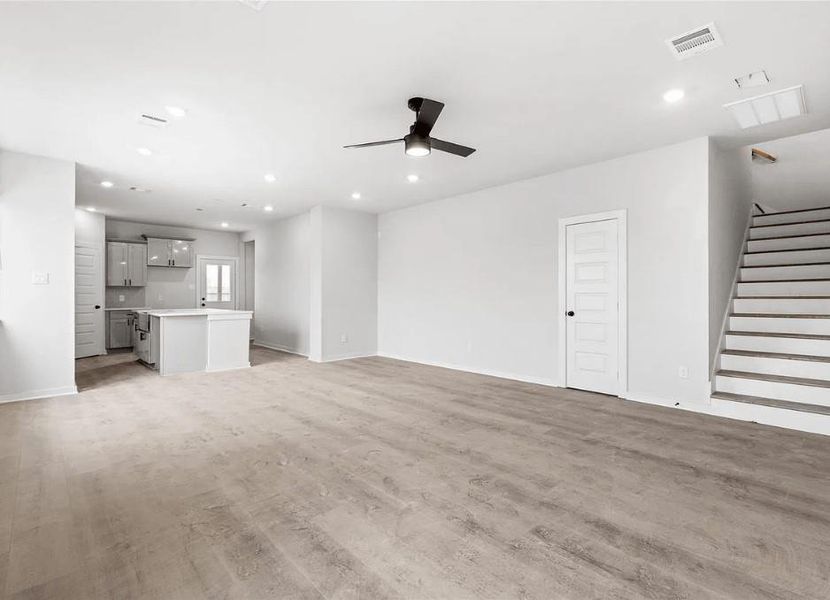 Spacious, unfurnished interior of a new home in Crosby Farms, Crosby (Image 6). Spacious, unfurnished interior of a new home in Crosby Farms, Crosby (Image 6).