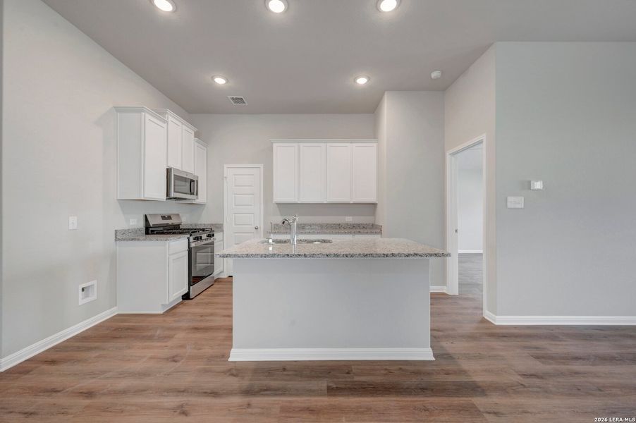 Furnished interior view inside a new home in Mesquite Ridge, San Antonio (Image 4).