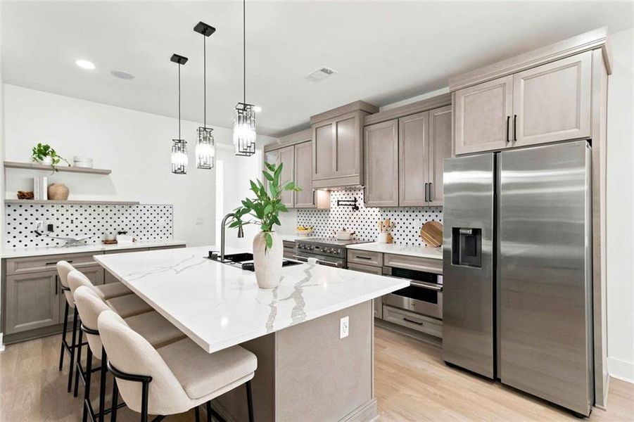 Furnished interior view inside a new home in , Griffin (Image 16).