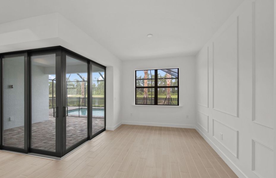 Representative unfurnished interior of a home built from the Concord by DiVosta in Talon Preserve on Palmer Ranch, Nokomis (Image 20).