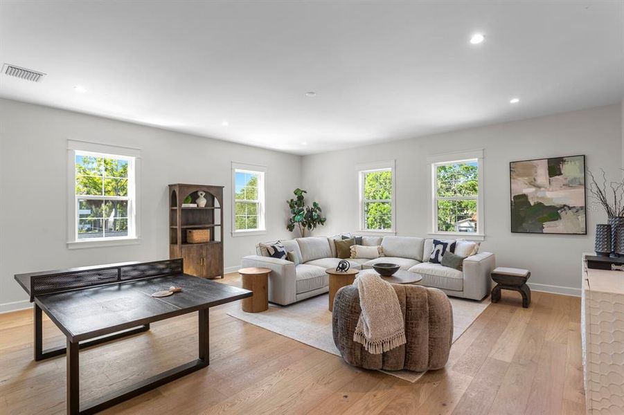 Furnished interior view inside a new home in , Tampa (Image 26).