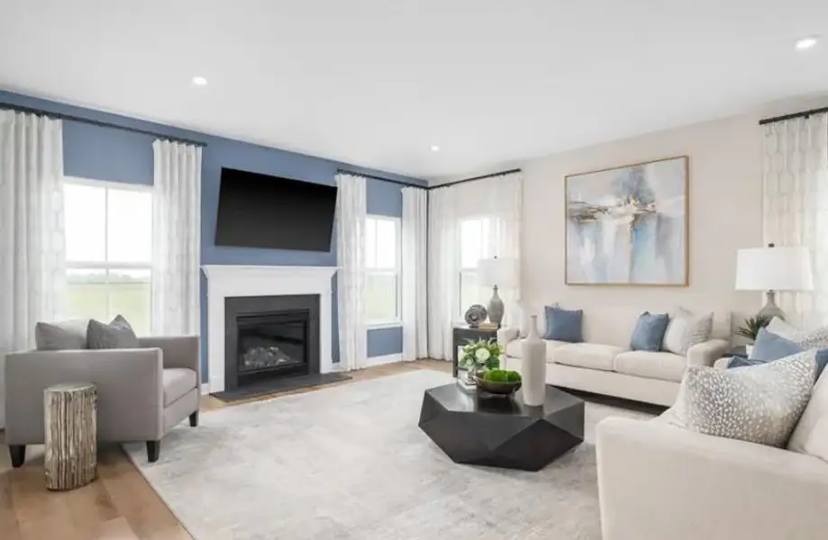 Furnished interior view inside a new home in , Commerce (Image 6).