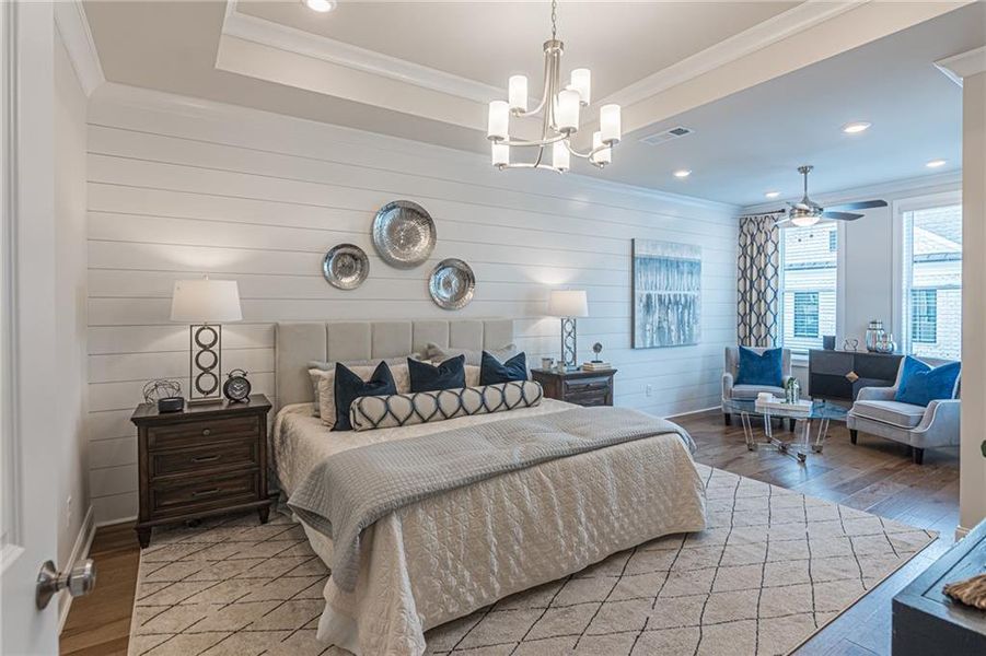 Furnished interior view inside a new home in Waterside, Peachtree Corners (Image 6).