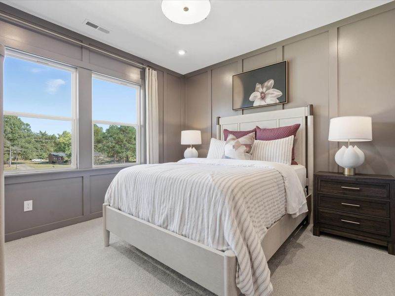 Representative furnished interior of a home built from the Bellamy by Tri Pointe Homes in Bellflower, Charlotte (Image 33).