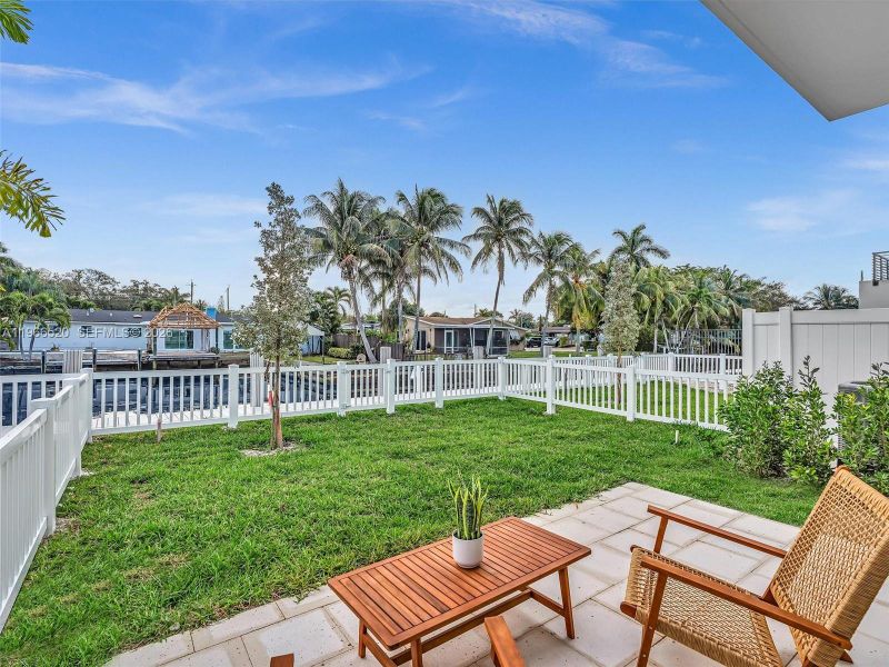 Exterior details and patio area of a home in , Dania Beach (Image 38). Exterior details and patio area of a home in , Dania Beach (Image 38).