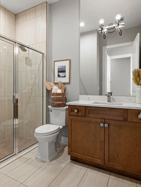 Furnished interior view inside a new home in PGA Village Verano, Port St. Lucie (Image 27).