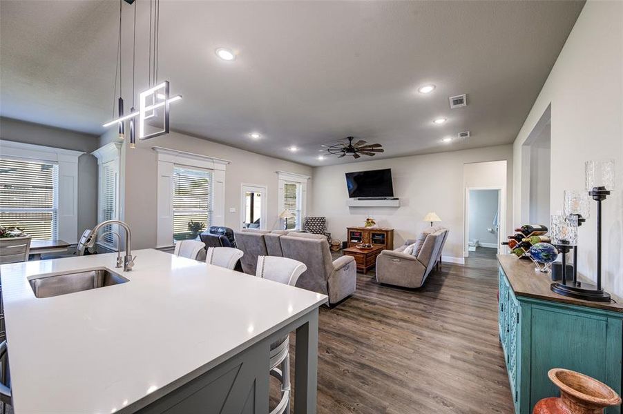 Furnished interior view inside a new home in , Bridgeport (Image 7).