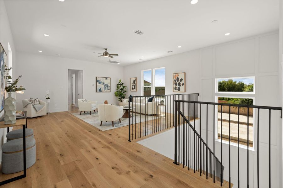 Furnished interior view inside a new home in , Houston (Image 13).