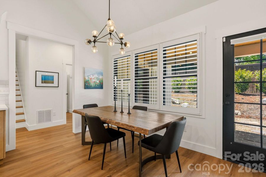 Furnished interior view inside a new home in , Hendersonville (Image 8).
