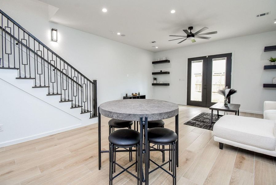 Furnished interior view inside a new home in , Houston (Image 3).