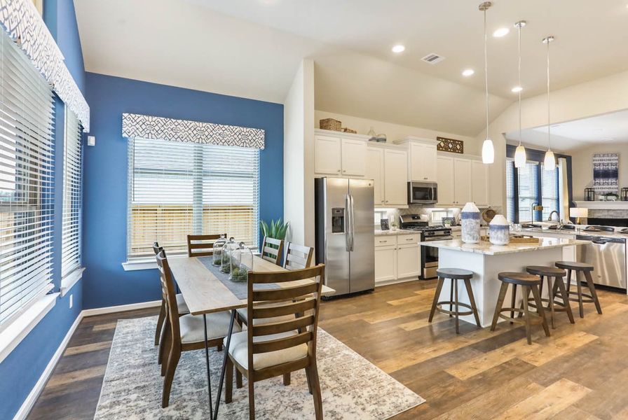 Furnished interior view inside a new home in Brookewater, Rosenberg (Image 17).