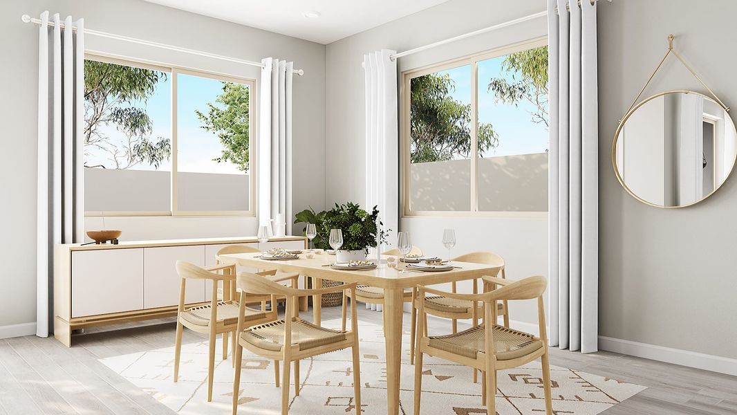 Representative furnished interior of a home built from the Spring Plan 50-2 by Tri Pointe Homes in Abel Ranch, Goodyear (Image 5).