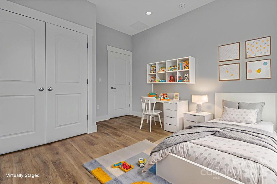 Virtually Staged Lower Bedroom Virtually Staged Lower Bedroom