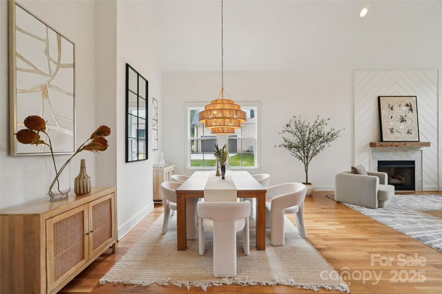 Furnished interior view inside a new home in , Charlotte (Image 34).
