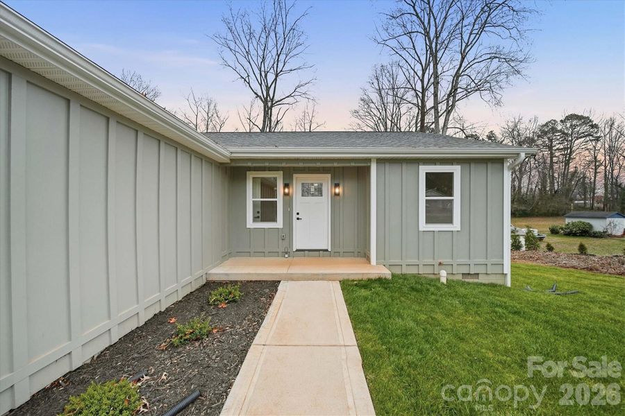 Exterior details and patio area of a home in , Hickory (Image 3). Exterior details and patio area of a home in , Hickory (Image 3).