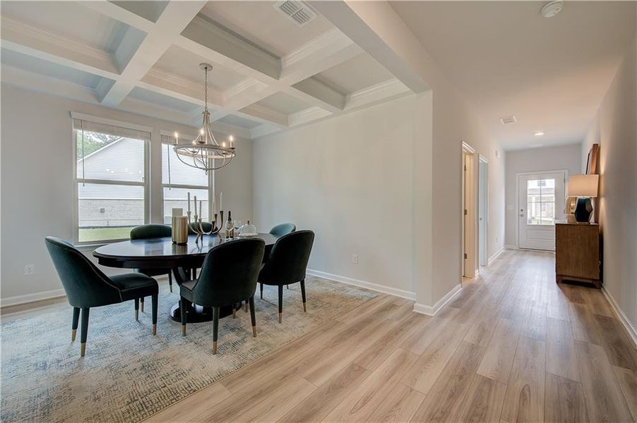 Furnished interior view inside a new home in Hamilton Lakes, Lawrenceville (Image 29).