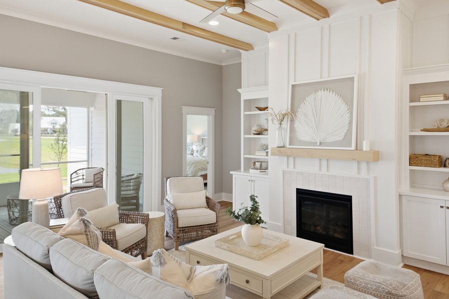 Furnished interior view inside a new home in The Sanctuary at Sunset Beach, Sunset Beach (Image 16).